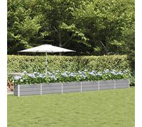 VidaXL Planter Light Grey 580 X 50 X 45 Cm Galvanised Steel