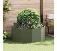 vidaXL Planter Olive Green 120 x 120 x 50 cm Steel