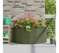 vidaXL Planter Olive Green 120 x 60 x 50 cm Steel