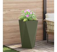 vidaXL Planter Olive Green 40 x 40 x 75 cm Steel