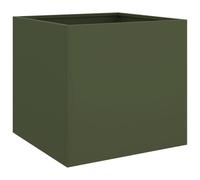 vidaXL Planter Olive Green 49x47x46 cm Steel