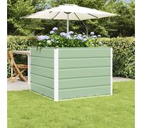 vidaXL Planter Pastel Green 100 x 100 x 75 cm Steel