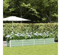 vidaXL Planter Pastel Green 385 x 50 x 45 cm Galvanised Steel
