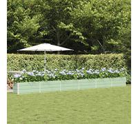 vidaXL Planter Pastel Green 580 x 50 x 45 cm Galvanised Steel