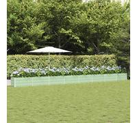 vidaXL Planter Pastel Green 770 x 50 x 45 cm Galvanised Steel