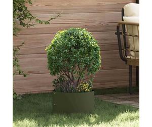 vidaXL Planter Ring 5 pcs Olive Green 30 x 30 x 20 cm