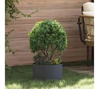 vidaXL Planter Ring Anthracite 30 x 30 x 20 cm Cold-rolled Steel