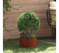 VidaXL Planter Ring Rusty 30 X 30 X 20 Cm Weathering Steel