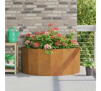 vidaXL Planter Rusty 120 x 60 x 50 cm Weathering Steel