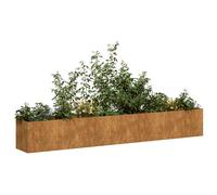 vidaXL Planter Rusty 280x40x40 cm Weathering Steel