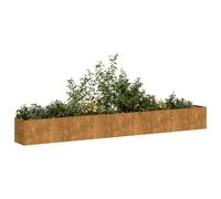 vidaXL Planter Rusty 360x40x40 cm Weathering Steel