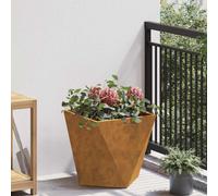 vidaXL Planter Rusty 40 x 40 x 40 cm Weathering Steel