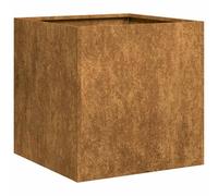 vidaXL Planter Rusty 40x40x40 cm Weathering Steel