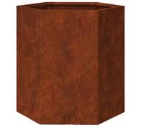 vidaXL Planter Rusty 40x40x45 cm Corten Steel