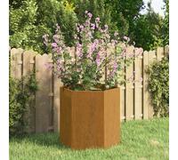vidaXL Planter Rusty 40x40x45 cm Corten Steel
