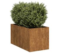 vidaXL Planter Rusty 40x80x40 cm Weathering Steel, Brown