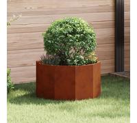 VidaXL Planter Rusty 60 X 60 X 35 Cm Weathering Steel