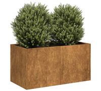 vidaXL Planter Rusty 80x40x40 cm Weathering Steel