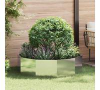vidaXL Planter Silver 120 x 120 x 35 cm Stainless Steel