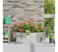 vidaXL Planter Silver 120 x 60 x 35 cm Stainless Steel
