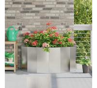 vidaXL Planter Silver 120 x 60 x 50 cm Stainless Steel