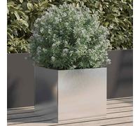 vidaXL Planter Silver 32x30x29 cm Stainless Steel