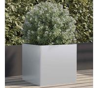 vidaXL Planter Silver 49x47x46 cm Galvanised Steel