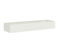 vidaXL Planter White 280x80x40 cm Steel