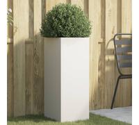 vidaXL Planter White 32x29x75 cm Steel