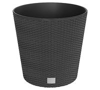 vidaXL Planter with 35/37.5L Capacity, Removable Inner and Rattan Design