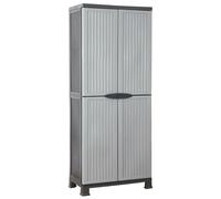 vidaXL Plastic Cabinet Home Organiser Storage Locker Rack Cabinet Cupboard