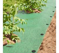 vidaXL Plastic Pegs 500 pcs Black 3 x 11 cm Plastic