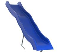 vidaXL Play Slide Blue 210x40 cm Polypropylene, garden play equipment, garden play slide, outdoor play slide, playground slide