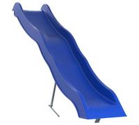 vidaXL Play Slide Blue 210x40 cm Polypropylene garden play equipment