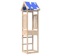 vidaXL Play Tower Brown 52.5 x 46.5 x 208 cm Solid Pine Wood