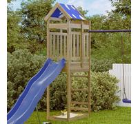 vidaXL Play Tower Brown 52.5 x 85 x 239 cm Solid Impregnated Wood