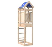 vidaXL Play Tower Brown 52.5 x 85 x 239 cm Solid Pine Wood,