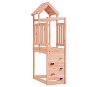VidaXL Play Tower Brown 53 X 110.5 X 214 Cm Solid Douglas Wood