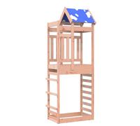vidaXL Play Tower Brown 85 x 52.5 x 239 cm Solid Douglas Wood