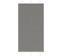 vidaXL Pleated Blind Anthracite 105x200 cm Fabric Width 104.4 cm Polyester