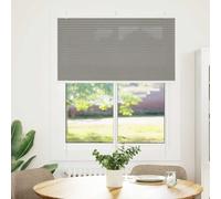 vidaXL Pleated Blind Anthracite 110x100 cm Fabric Width 109.4 cm Polyester