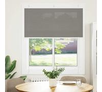 vidaXL Pleated Blind Anthracite 115x100 cm Fabric Width 114.4 cm Polyester