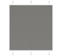 (anthracite, 115 x 150 cm) vidaXL Pleated Blind Petrol Fabric Polyester