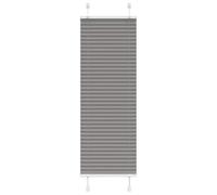 vidaXL Pleated Blind Anthracite – Polyester Fabric, Versatile Mounting – 40x150 cm