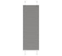 vidaXL Pleated Blind Anthracite 50x150 cm Polyester Fabric Width 49.4 cm