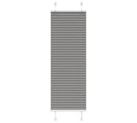 vidaXL Pleated Blind Anthracite 50x150 cm Polyester Fabric Width 49.4 cm