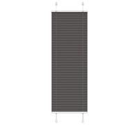 vidaXL Pleated Blinds - Black 40x150 cm Polyester Window Shades with Easy Install - Modern Room Privacy & Sun Protection