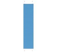 vidaXL Pleated Blind Blue 50x200 cm Fabric Width 49.4 cm Polyester
