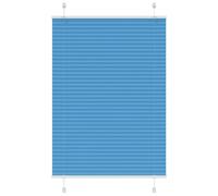 vidaXL Pleated Blind Blue 90x150 cm Fabric Width 89.4 cm Polyester
