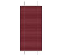 vidaXL Pleated Blind Bordeaux Red 60x100 cm Fabric Width 59.4 cm Polyester